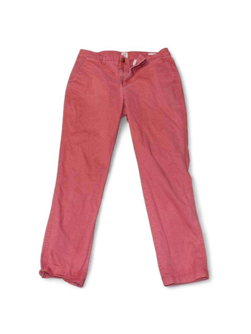 GAP Girlfriend Khaki Pants Size 6 red